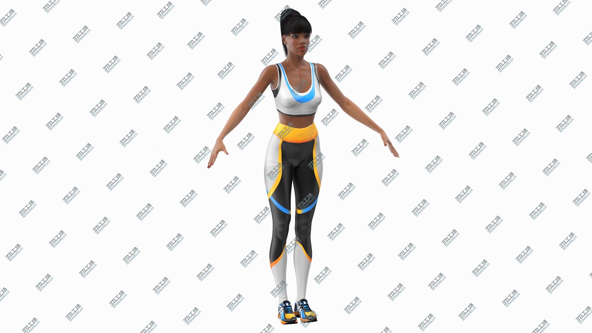 images/goods_img/202104022/Light Skin Fitness Woman Neutral Pose model/2.jpg